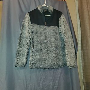 Navy blue poopy jacket